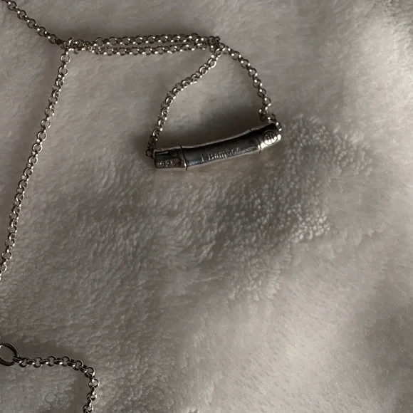 John Hardy Bamboo Sterling Silver Slider Pendant Necklace - Picture 10 of 10